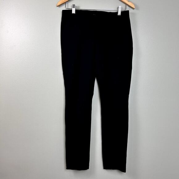 Eileen Fisher System Stretch Ponte Slim Pant Black size Small Mid Rise Office - Picture 2 of 10